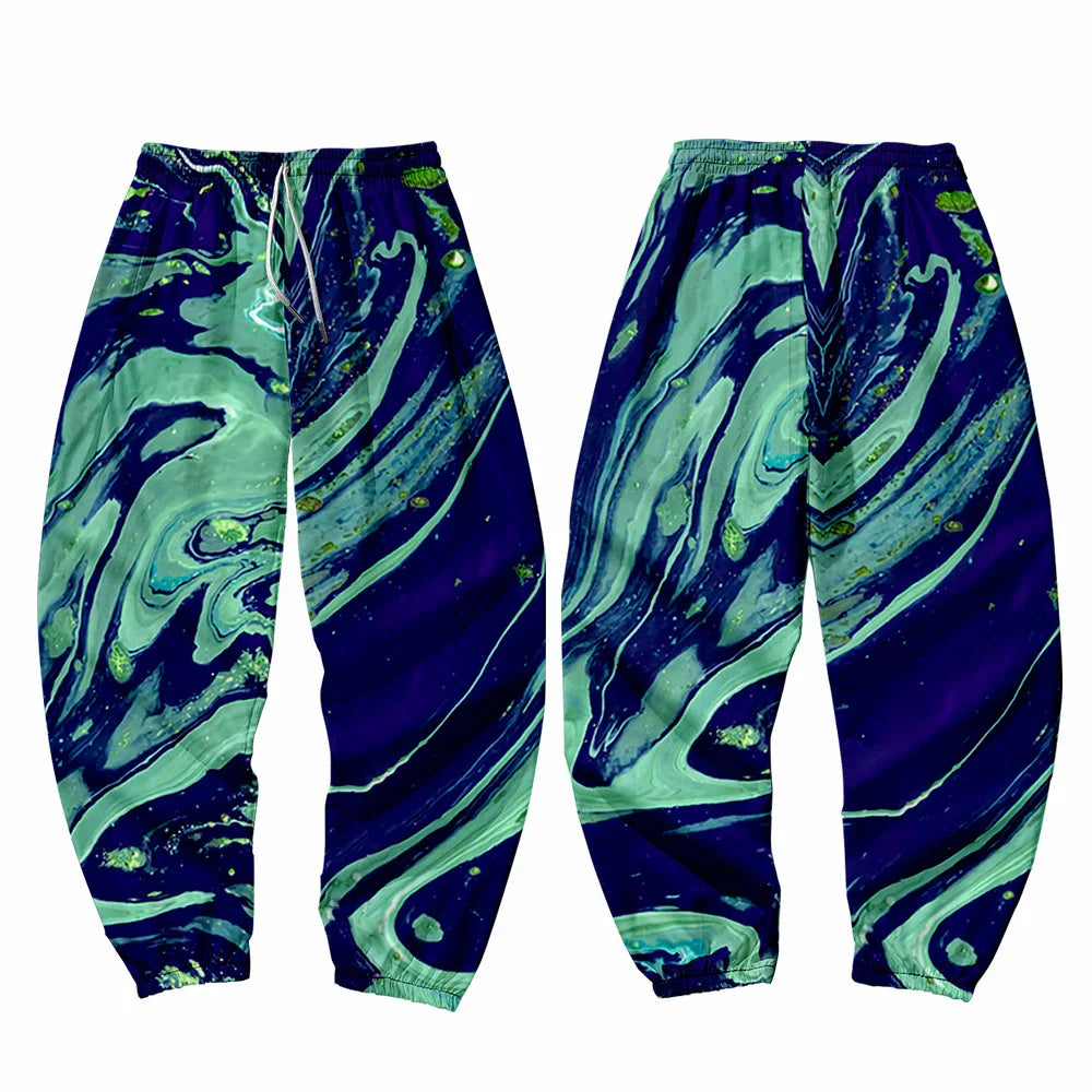 Neon Swirl Joggers