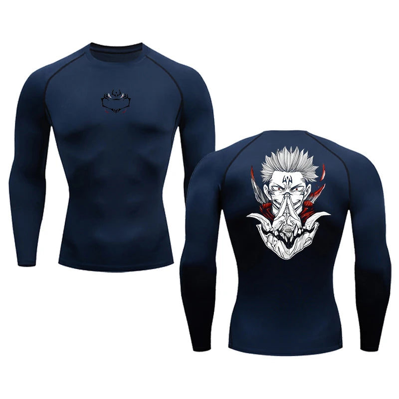 Sukuna Long Sleeve Compression Shirt