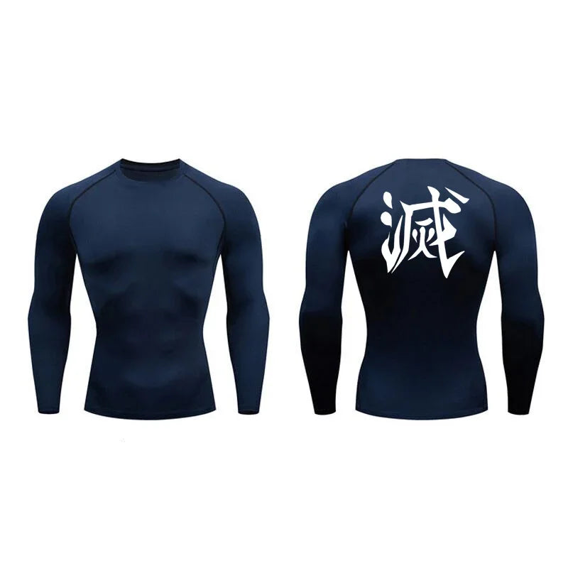 Japanese Long Sleeve Compression Shirt