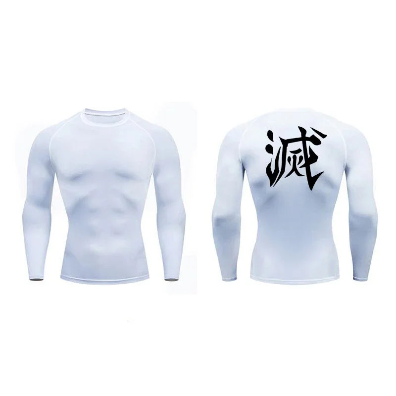 Japanese Long Sleeve Compression Shirt