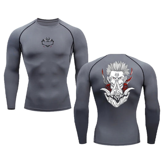 Sukuna Long Sleeve Compression Shirt