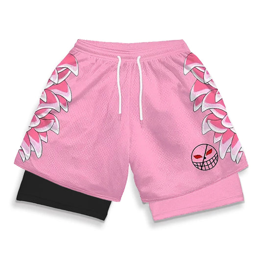 Doflamingo Black Compression  Shorts