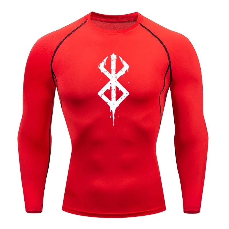 Berserk Basic Logo Long Sleeve Compression Shirt