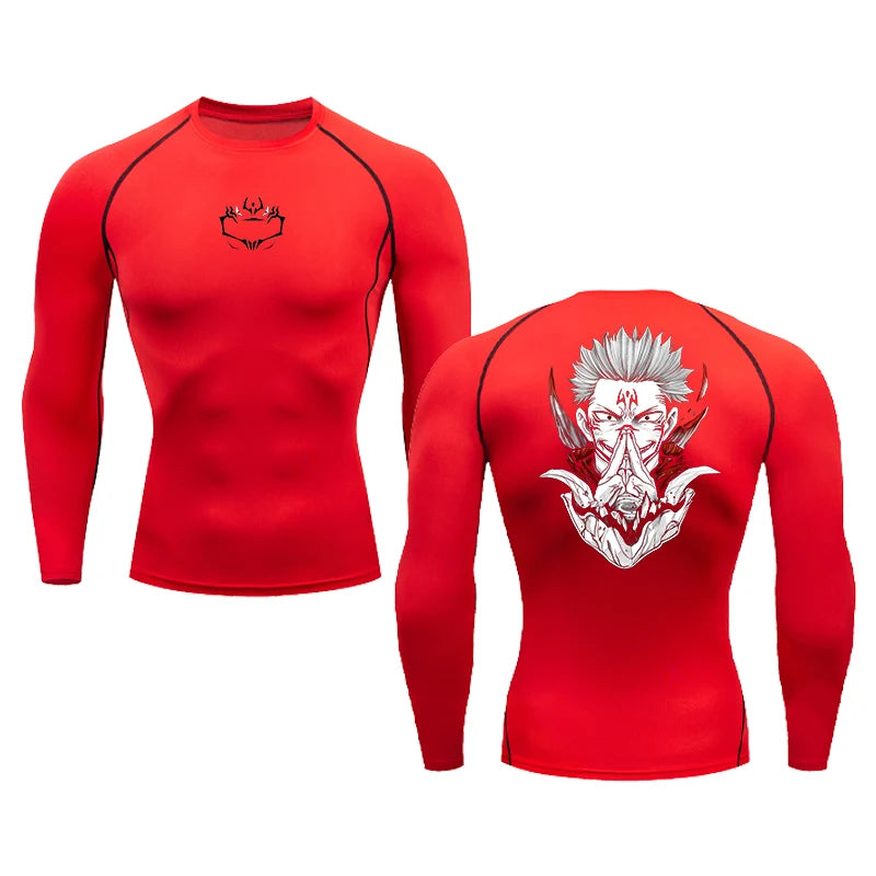 Sukuna Long Sleeve Compression Shirt