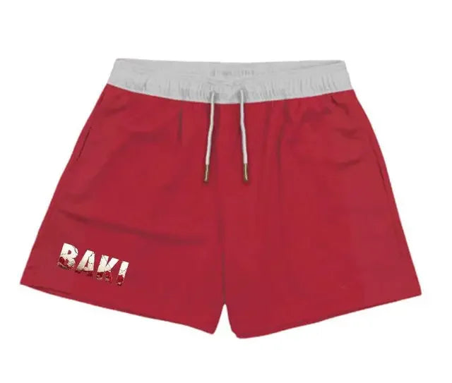 Red Baki Shorts