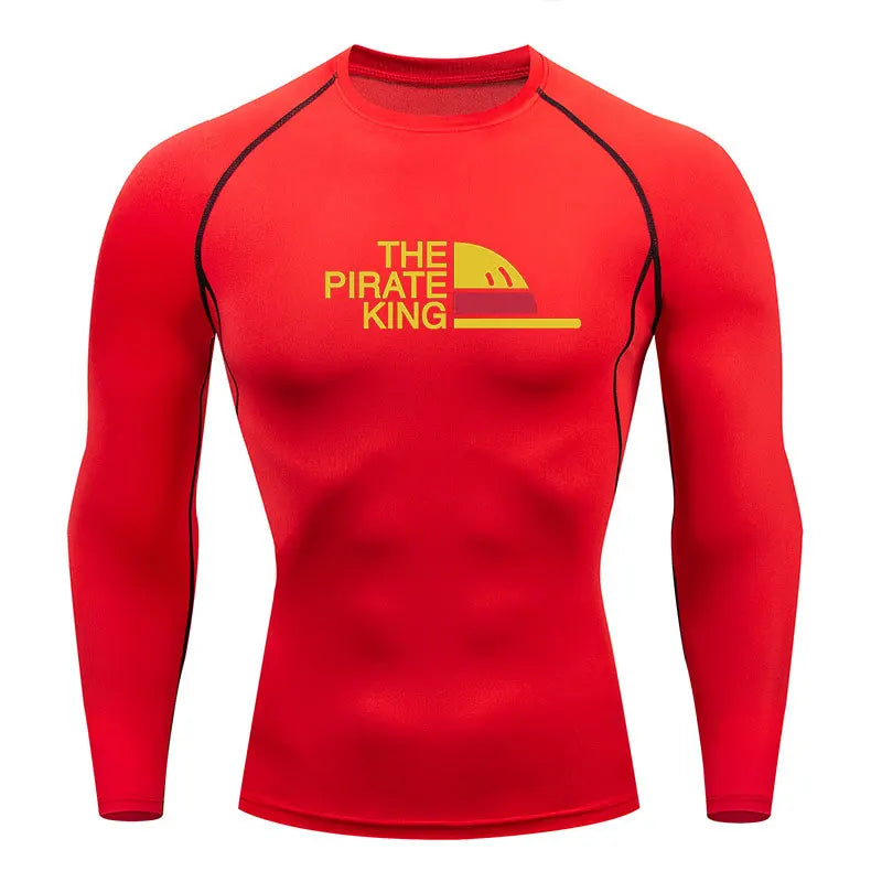 Pirate King Long Sleeve Compression Shirt