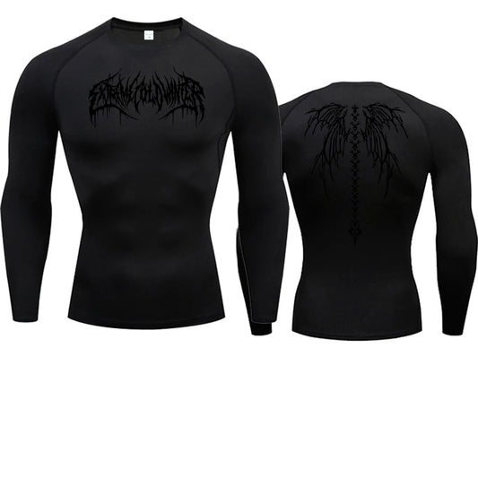 Evangelist Bones Long Sleeve Compression Shirt