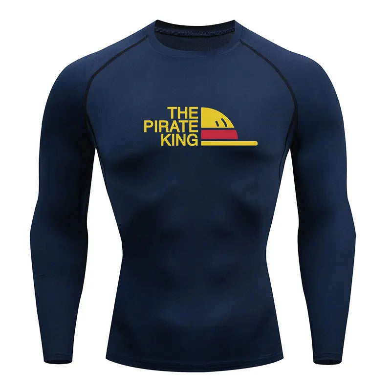 Pirate King Long Sleeve Compression Shirt