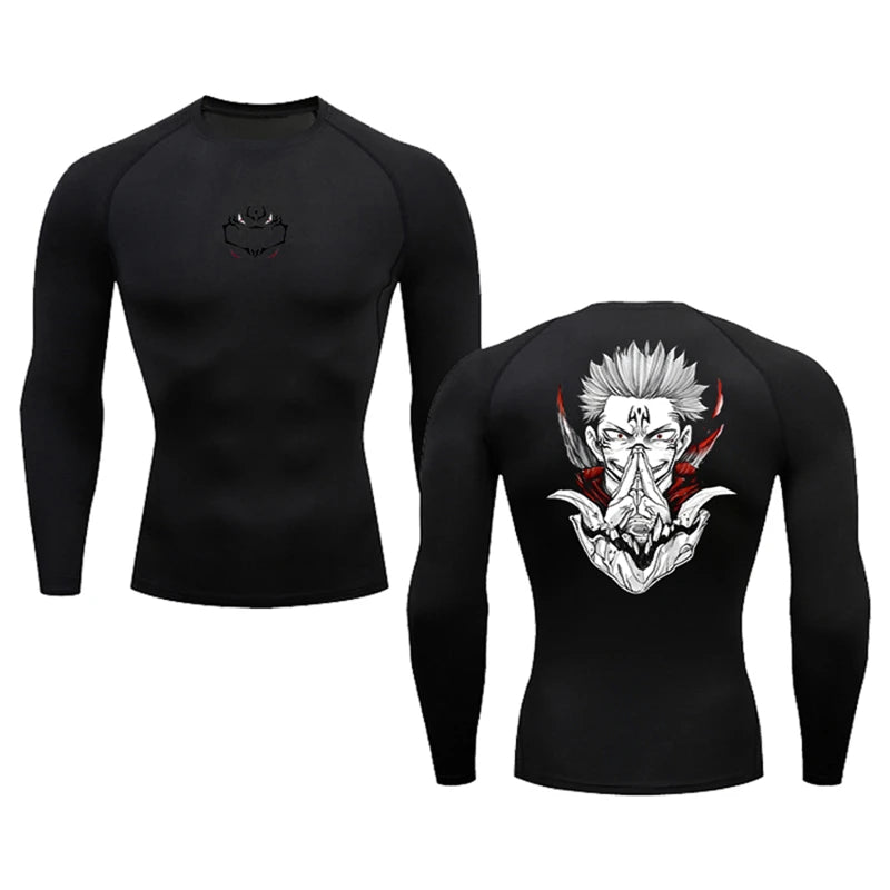 Sukuna Long Sleeve Compression Shirt