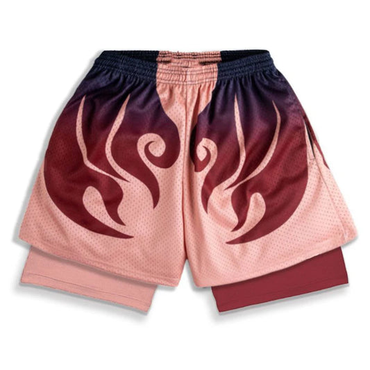 Pink Fire Shorts