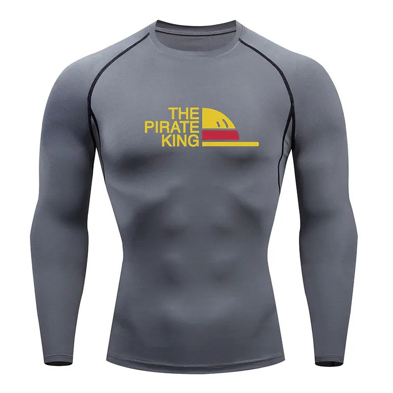 Pirate King Long Sleeve Compression Shirt