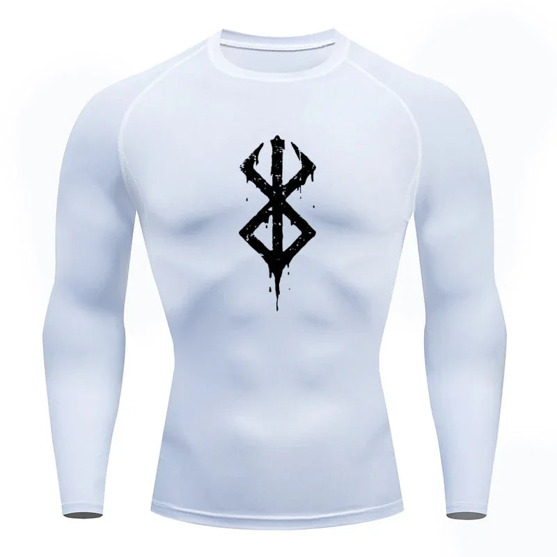 Berserk Basic Logo Long Sleeve Compression Shirt